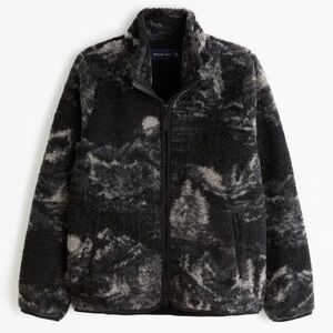 Abercrombie & Fitch Sherpa zip up M